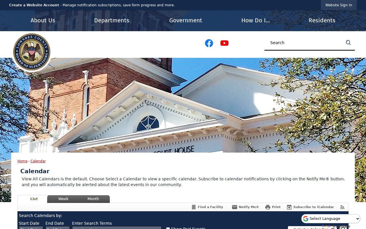 Lowndes court dates county calendar search controls