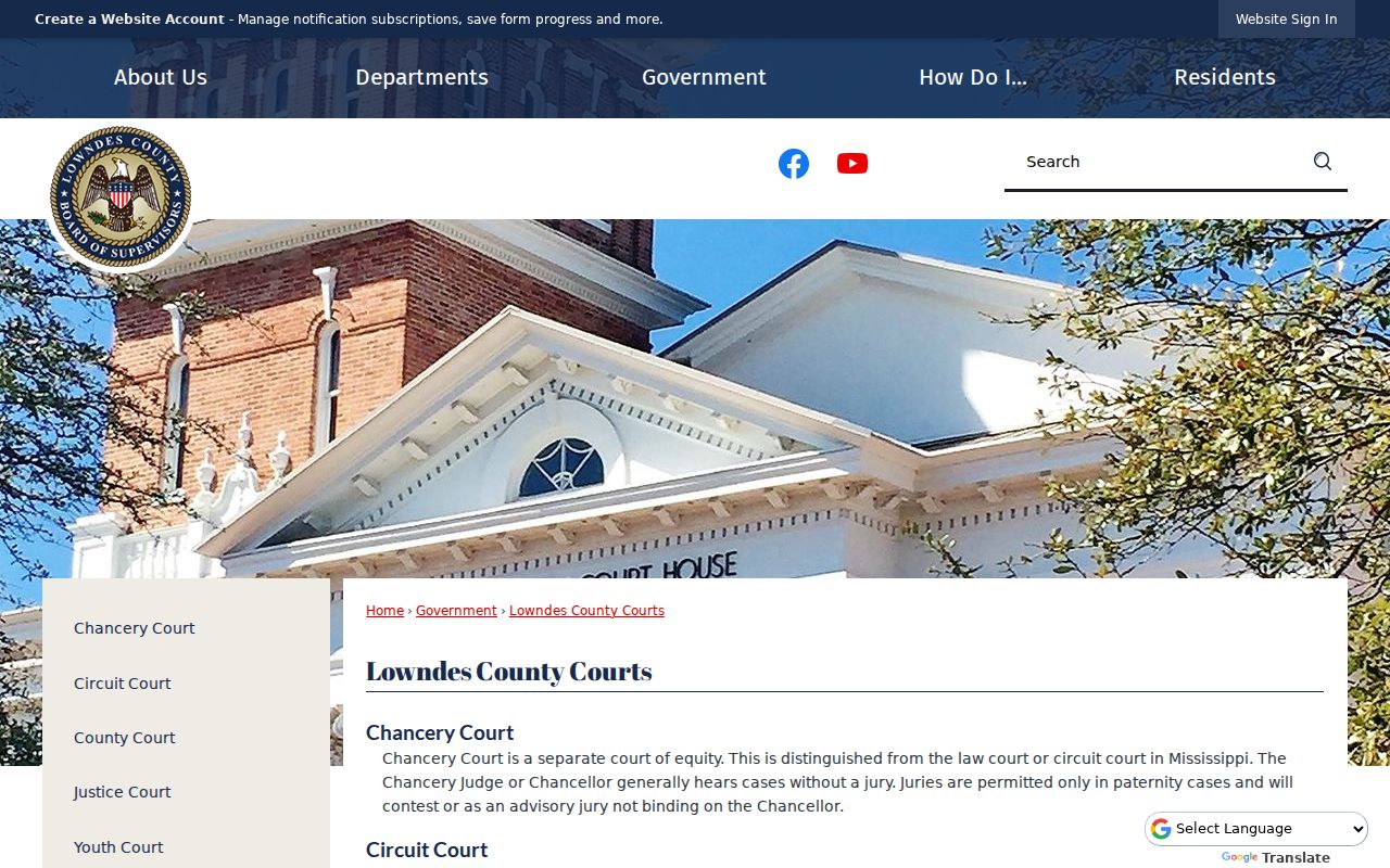 Lowndes County court docket county courts hub